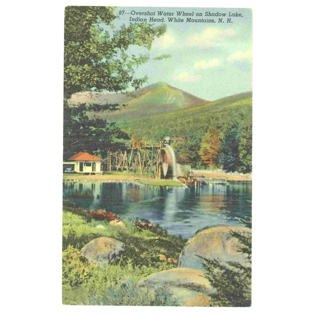 Vintage Postcard Indian Head White Moutains New Hampshire Travel USA‎ Curteich